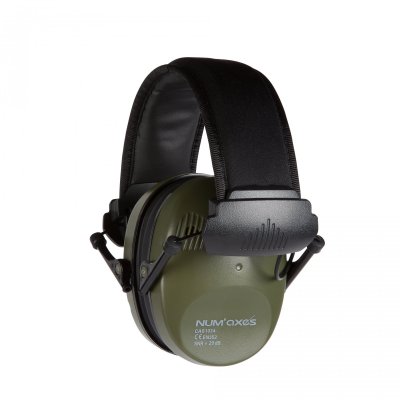 NUM AXES Casque &Eacute;lectronique Anti - Bruit  Cas1034 Vert - NUM'AXES