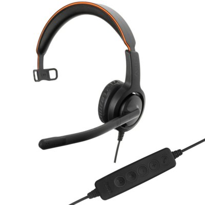 AXTEL Casque filaire  USB Voice UC40 HD Mono NC - Noir