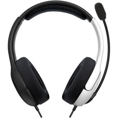 PDP Casque filaire gaming  LVL40 Noir et blanc pour Nintendo Switch 