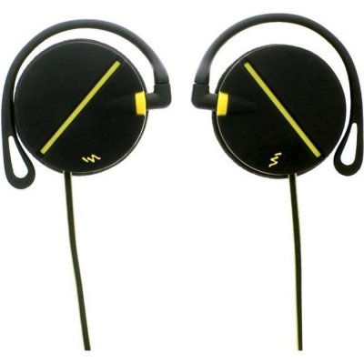 T NB SA Casque filaire jack 3,5mm T'nB collection SPORT - noir / jaune 1,2m 