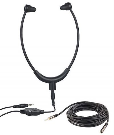 NEWGEN MEDICALS Casque filaire pour TV & musique KH-100, jusqu'&agrave; 117 dB + rallonge 5m