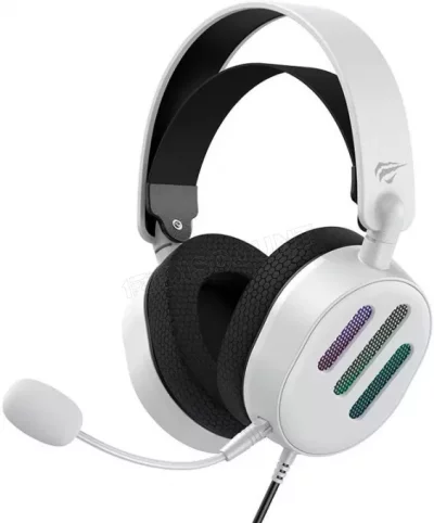 HAVIT Casque Gamer filaire  H2038U RGB (Blanc) #5POURCENT