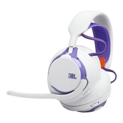 JBL Casque Gaming arceau circum-auriculaire sans fil Bluetooth  Quantum 650 Blanc et Violet