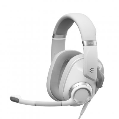 EPOS Casque gaming filaire  H6PRO &agrave; acoustique ferm&eacute;e Blanc 