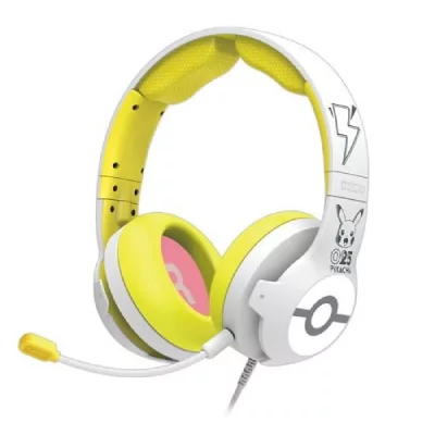 HORI Casque Gaming filaire pour Nintendo Switch  Pokemon Pop Jaune 