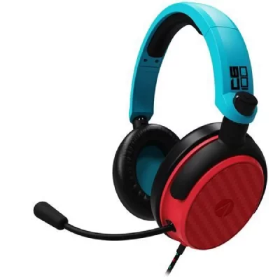 STEALTH Casque Gaming filaire pour Nintendo Switch  C6-100 Bleu et rouge