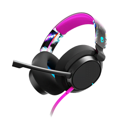 SKULLCANDY Casque Gaming filaire  Slyr Pro Multiplateforme Noir et Rose 
