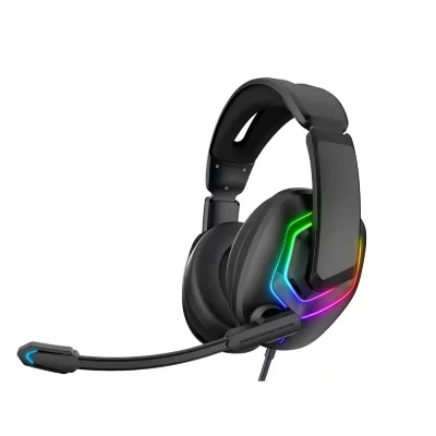 ALPHA OMEGA PLAYERS Casque Gaming Mute pour PS5 PS4 Xbox One et PC Noir
