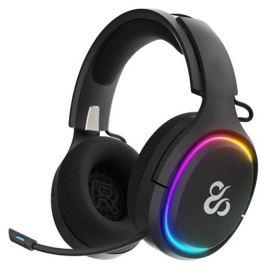 NEWSKILL Casque Gaming Sans Fil  Aton V2 RGB Bluetooth 5.0 - Neuf