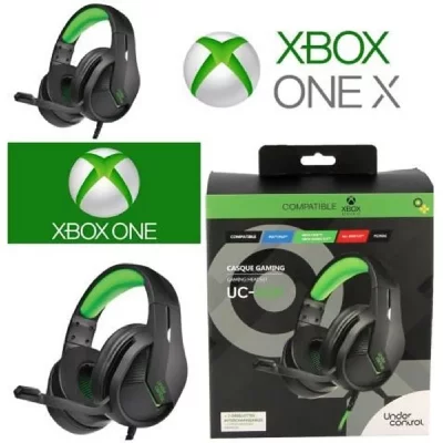 UNDER CONTROL Casque Gaming - Spirit of Gamer - Pro Spirit - Xbox One - St&eacute;r&eacute;o - Oreillettes interchangeables