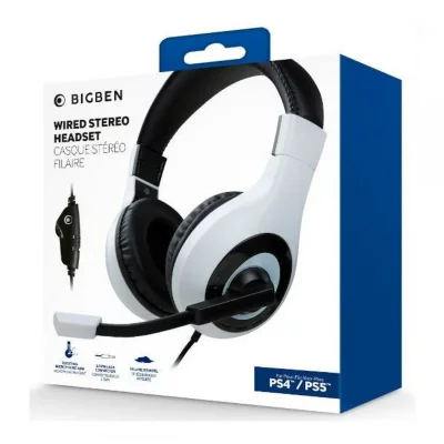 NACON Casque Gaming St&eacute;r&eacute;o Blanc Ps5 - Le Casque