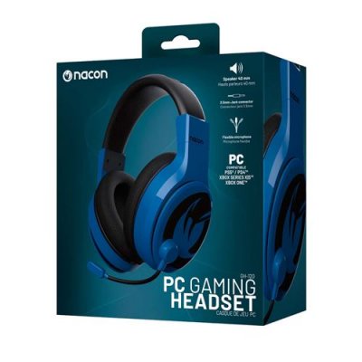 NACON Casque Gaming St&eacute;r&eacute;o Pcgh-120 Bleue 