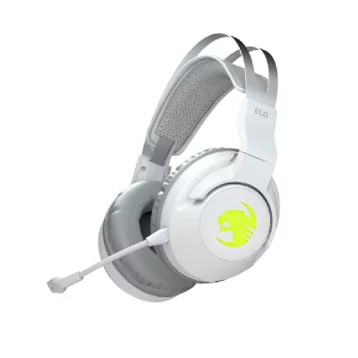 ROCCAT Casque Gaming Surround sans fil  Elo 7.1 Air Blanc 