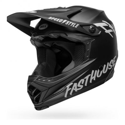 BELL TOP Casque integral bell full 9 fusion mips noir mat blanc 2022