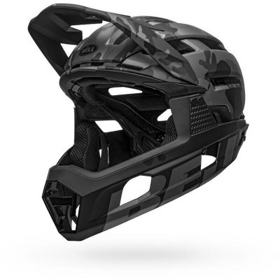 BELL Casque Int&eacute;gral  Super Air R - Black Camo 20} - S}, Black Camo 20}