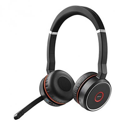 JABRA Casque  evolve 75 ms sans fil bluetooth st&eacute;r&eacute;o anti-bruit