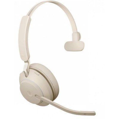 JABRA Casque  Evolve2 65 - USB-C MS Teams Mono Beige
