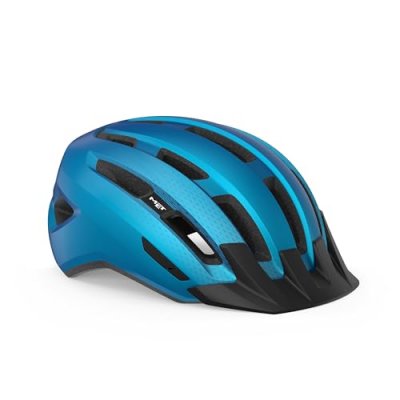 MET Casque  downtown bleu brillant 2022