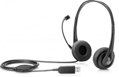 HP casque micro  St&eacute;r&eacute;o USB Headset