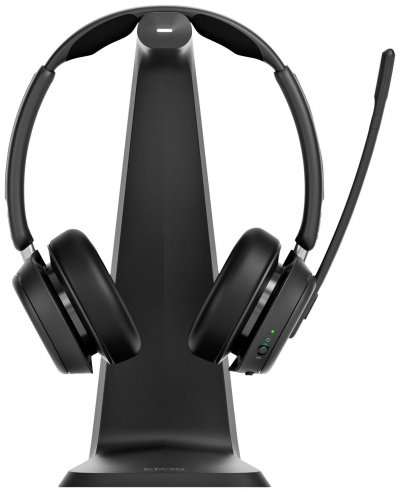 EPOS Casque micro sans fil  Impact 1061T Microsoft Teams ANC r&eacute;duction de bruit avec socle de charge