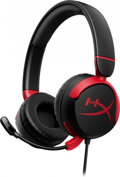 HYPERX Casque PC gaming filaire  Cloud Mini pour enfant Noir et Rouge