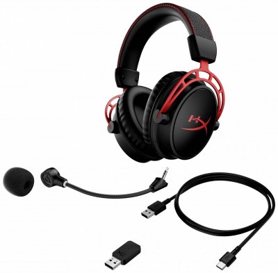 HYPERX Casque PC  Cloud Alpha Wireless Noir et rouge 