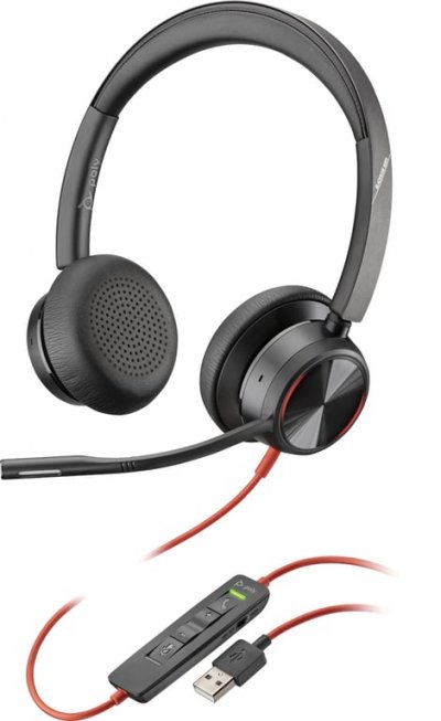 POLY Casque  Blackwire 8225 Noir -  -  - 