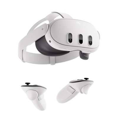 META QUEST Casque r&eacute;alit&eacute; virtuelle et mixte  3 512 Go Blanc Reconditionn&eacute; 