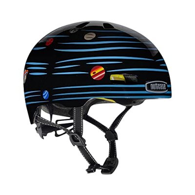NUTCASE Casque r&eacute;fl&eacute;chissante  Little Nutty Defy Gravity Noir Taille S