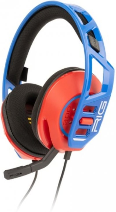 RIG Casque  300 Pro HN Rouge et bleu Nintendo Switch 2