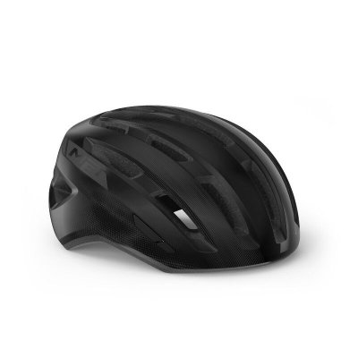 MET Casque route  miles noir brillant 2022
