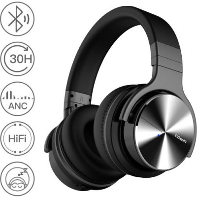 COWIN Casque sans fil Bluetooth  E7 Pro &agrave; R&eacute;duction de Bruit Noir