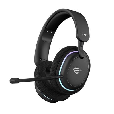 HAVIT Casque sans fil pour jeux vid&eacute;o, 750mAh -  (Fuxi-H7) - Noir
