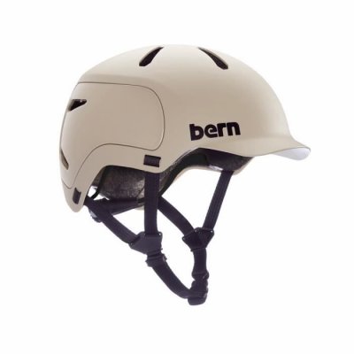 BERN Casque v&eacute;lo  Casque Adulte Watts 2.0 Matte Sand - Large