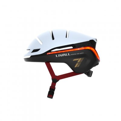 LIVALL Casque v&eacute;lo connect&eacute;  - EVO21 Snow - Taille L - Neuf