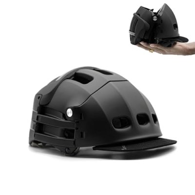 OVERADE Casque v&eacute;lo  Plixi Taille S-M Noir satin&eacute;