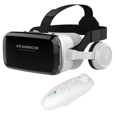 AVIZAR Casque VR Smartphone R&eacute;alit&eacute; Virtuelle 3D avec Audio Bluetooth BOBOVR Z6 blanc 