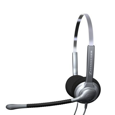EPOS Casques avec microphone  sh 330 noir argent&eacute; 