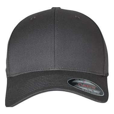 FLEXFIT Casquette de  - Wooly Combed - pour Unisexe - gris fonc&eacute;