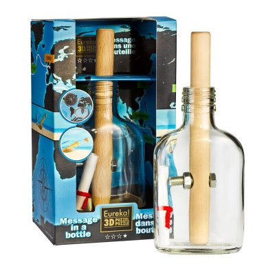 EUREKA Casse-t&ecirc;te 3d : bottle puzzle : message dans une bouteille gigamic
