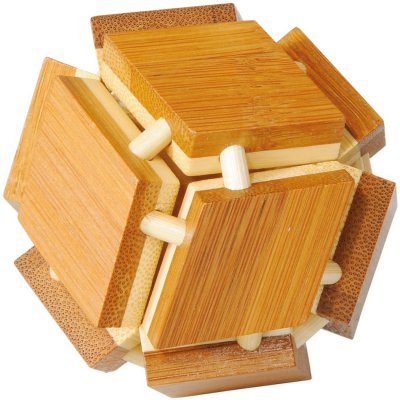 FRIDOLIN Casse-T&ecirc;te En Bois Bamboo : Cube