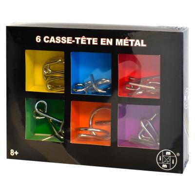 LGRI Casse-t&ecirc;te en m&eacute;tal : 6 casse-t&ecirc;te 