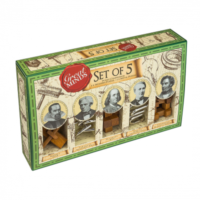 PROFESSOR PUZZLE Casse-t&ecirc;te set de 5 - hommes  multicolore