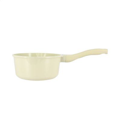 MENASTYL Casserole 20cm En Aluminium Recycl&eacute; Cr&egrave;me - Tous Feux Pure - 