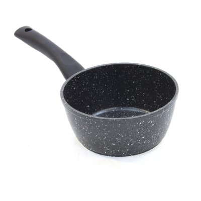 SECRET DE GOURMET Casserole en aluminium - Diam. 20 cm- Rev&ecirc;tement effet Pierre