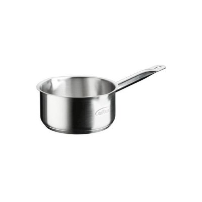 INOXIBAR Casserole - Profesional 16 Cm Double Verseur - Acier Inoxydable - Fond Diffuseur - Induction