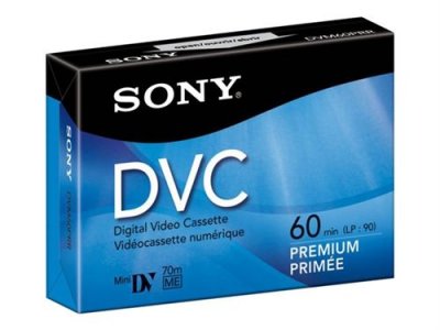 SONY Cassette Mini-DV  Premium 60 (DVM60PR3) LP 90 min