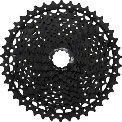 SUNRACE Cassette  MS8 Wide-Ratio (11 vitesses) - Noir} - 11-42t}, Noir}
