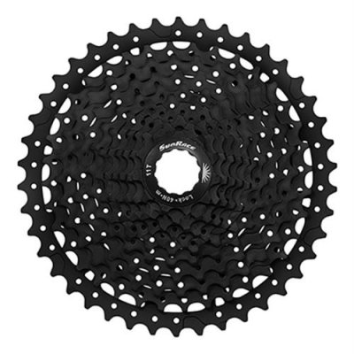 SUNRACE Cassette  MS8 Wide-Ratio (11 vitesses) - Noir} - 11-46t}, Noir}