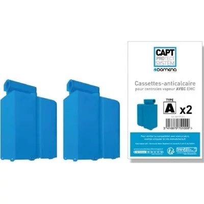 DOMENA Cassettes 2 anti calcaire pour centrale vapeur